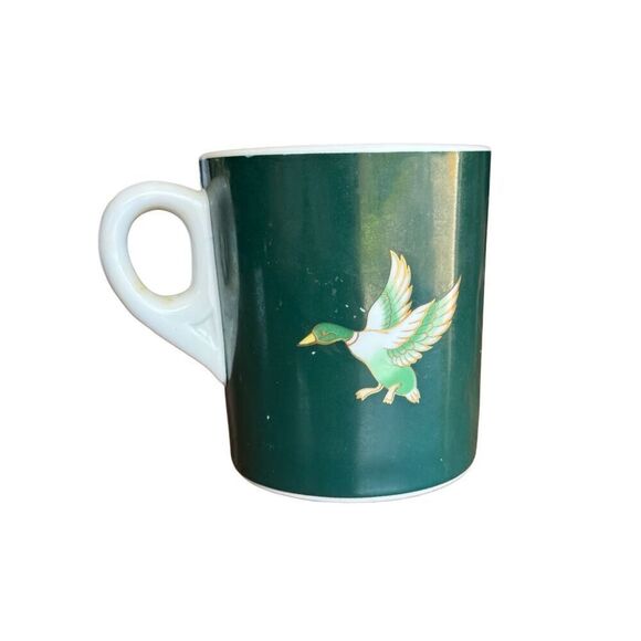 Beautiful Andre Richard green and gold duck cup - Picture 2 of 5